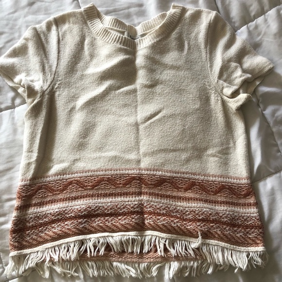 Fringed Medina Sweater Tee - Picture 2 of 5